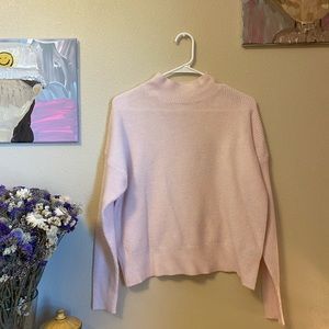 Light Pink Turtleneck Sweater